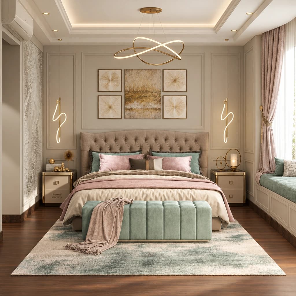 Maximus Roomset by Khashab Furniture with an engraved Khashab signature